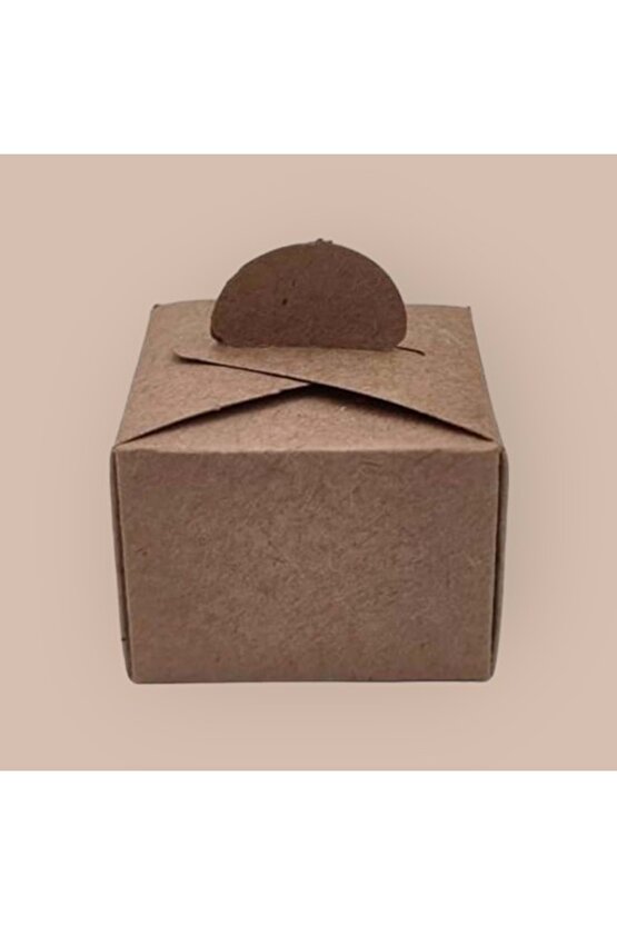 LOKUM KUTUSU - KÜP  - KRAFT - 50Lİ