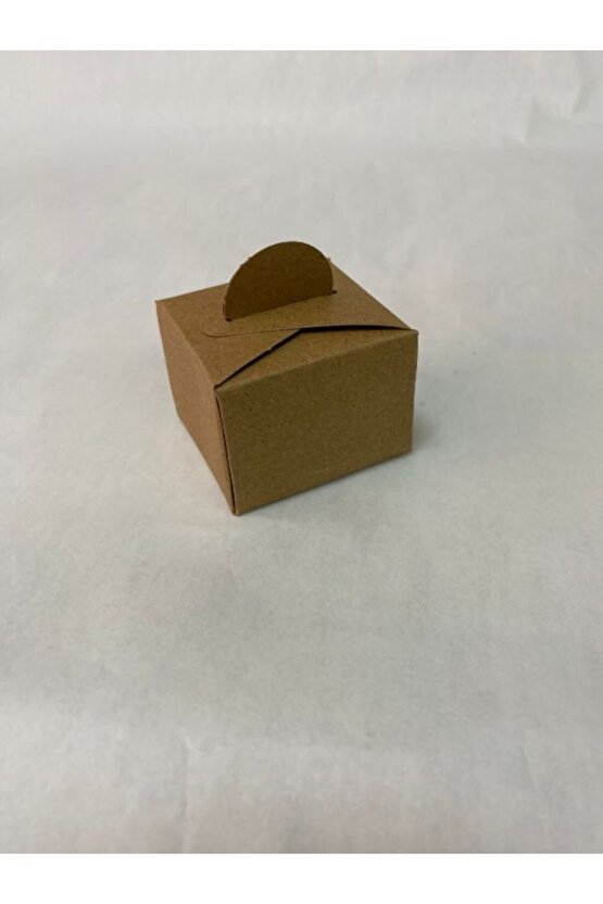 Erler Amb. Kraft Karton Küp Lokum Kutusu 50 Adet