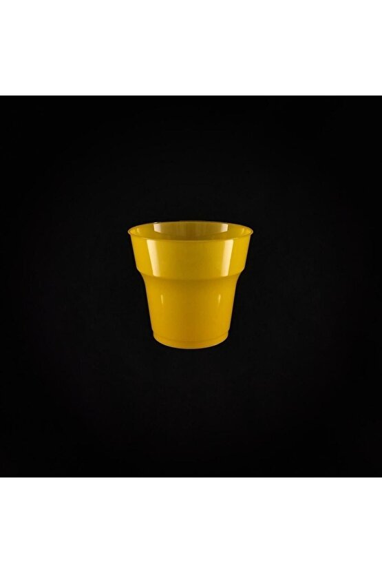 Kristal Renkli Bardak Sarı 10lu