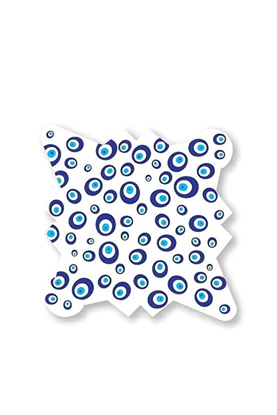 Nazar Boncuklu Lokum Kutusu 50 Li Parti Doğum Günü Yeni Doğan Odası Dağıtmalık Lokumluk Karton Kutu