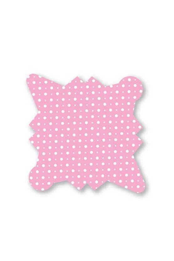 Pembe Puantiyeli Lokum ve Şekerleme Kutusu 50li