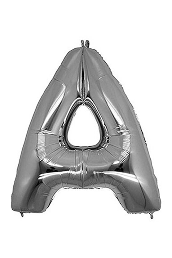 A Harf Silver Folyo Balon Harfli Balon 100 Cm Dev Boy