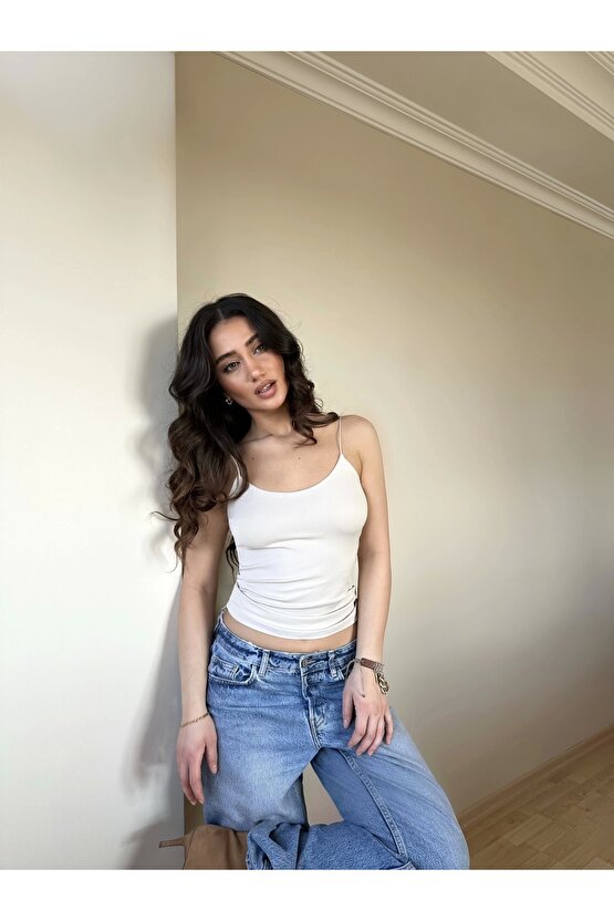 Taş ZRA Model Poliamid İp Askı Bluz