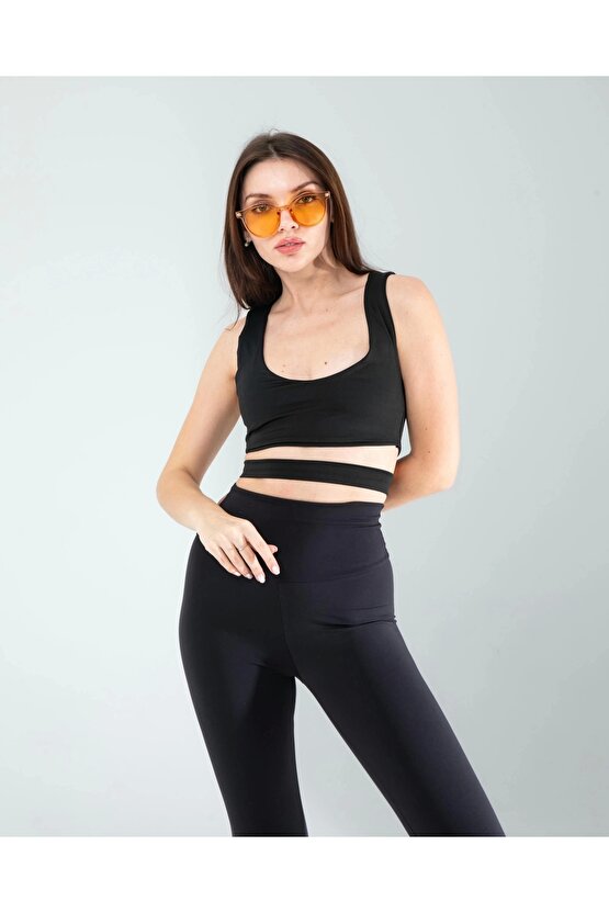 Siyah Onu Kurdeleli Askili Dalgic Crop – Uygun Fiyatlı, Hızlı Kargo, - Şık Tasarım