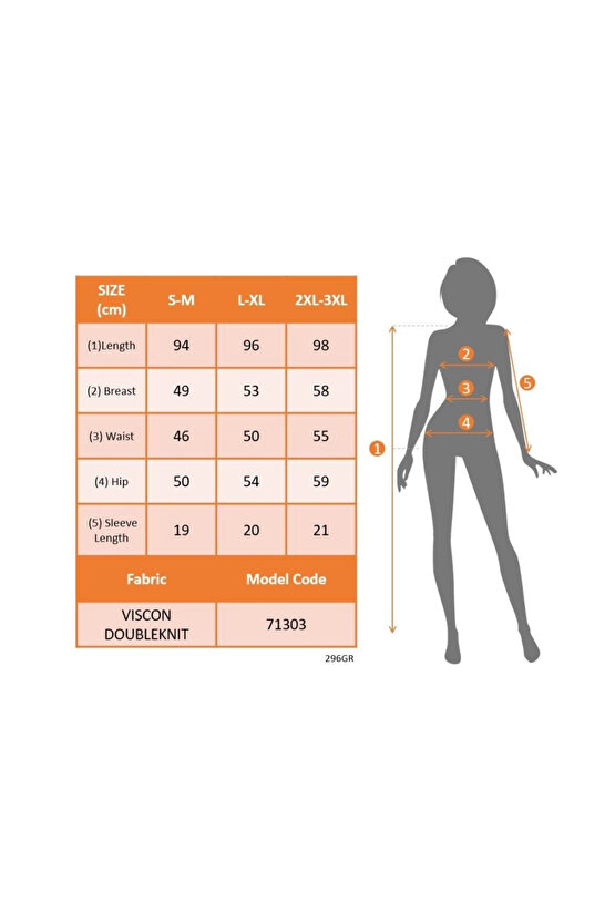 Kadın Kısa Kollu V Yakalı Yanlardan Yırtmaç Ve Düğmeli Viskon Iki Iplik Elbise