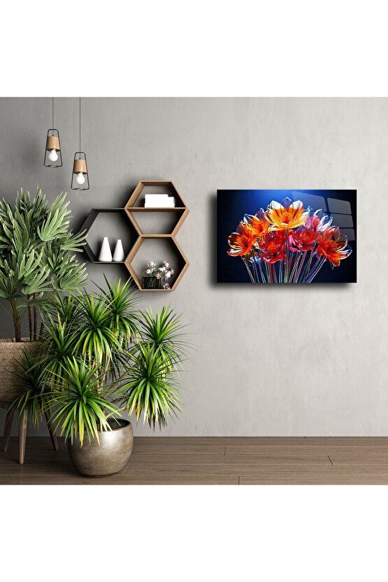 Kadın Askılı V Yakalı Belden Bağcıklı Geniş Kesim Desenli Süprem Elbise