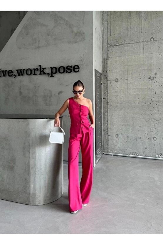 TEK KO YEEK PANTOON TAKI ATA Fuşya