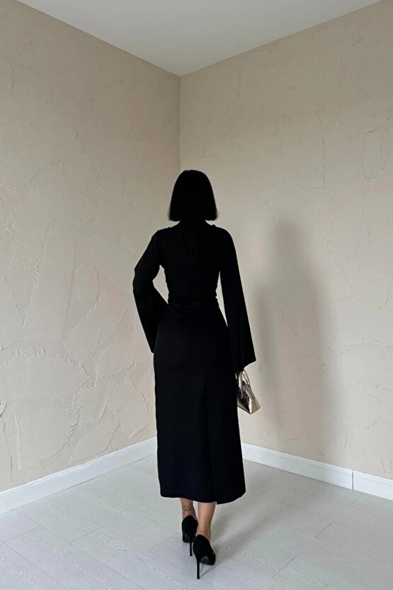 iyah Tek Kollu Elbise