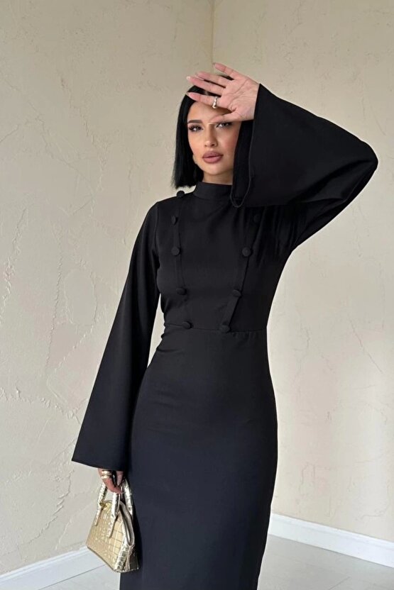 iyah Tek Kollu Elbise