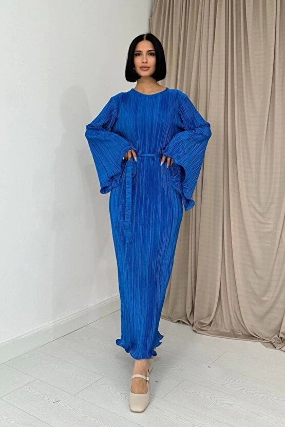 aks İspanyol Kol Piliseli Elbise