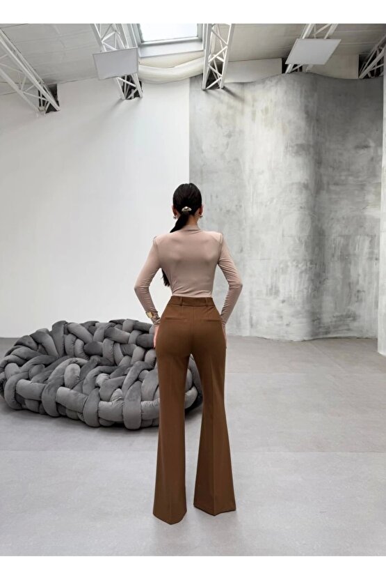 230 Gr Poly Viscose Full Lycra Ispanyol Paça Pantolon