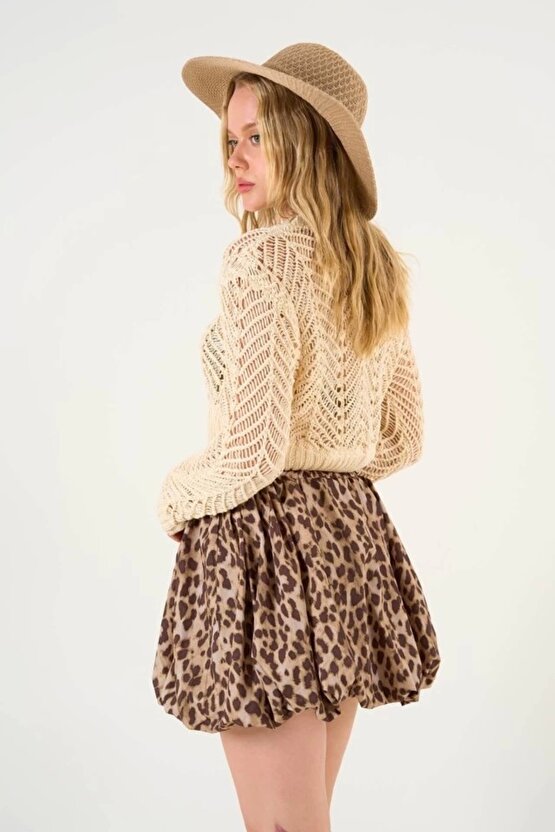 eopar Balon Etek  eopar Açık Kahve