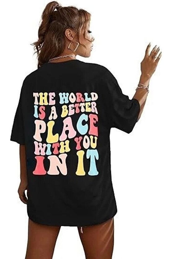 Bisiklet Yaka Baskılı Tshirt iyah