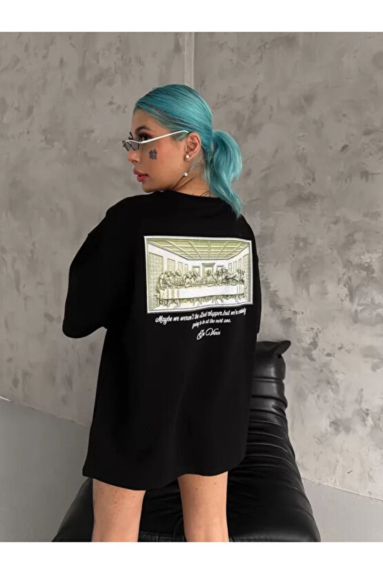 MDB Unisex Baskılı Oversize Thirt iyah