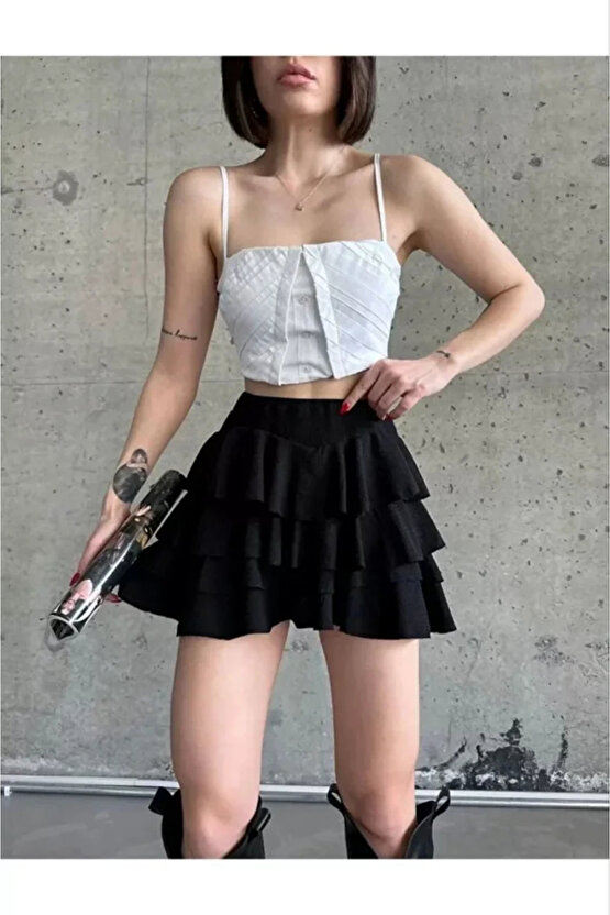 MDB Mykonos Basic Etek Siyah