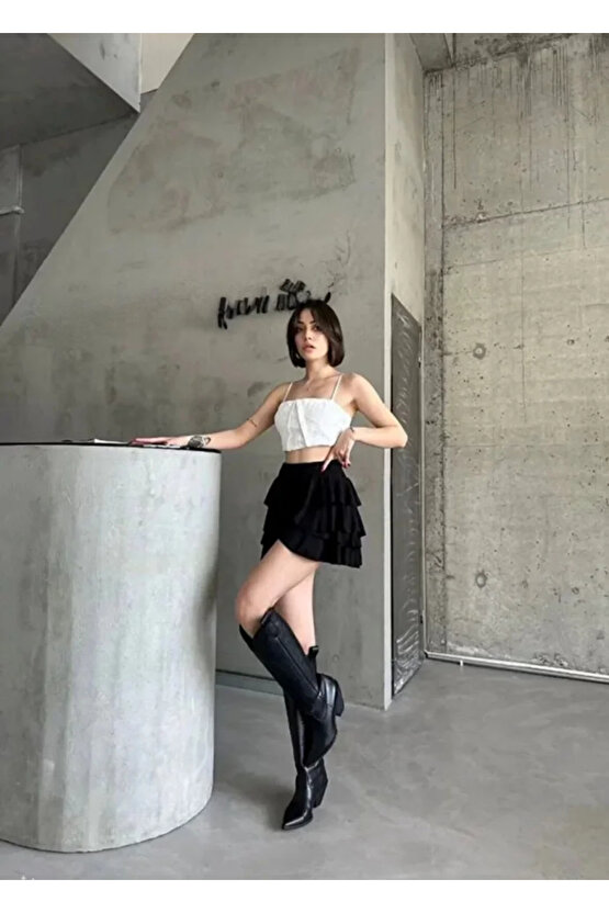 MDB Mykonos Basic Etek Siyah