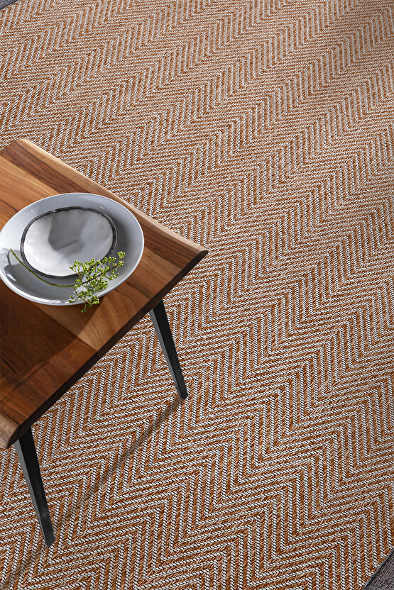 0408-Gri Kumaş Bordür Sisal Halı Kilim Hav Toz Vermez Kolay Temizlenen Hasır Kilim