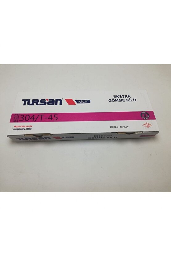 Extra Rulmanlı WC Gömme Kilitleri Oval 18 Mm Aynali 45 Mm