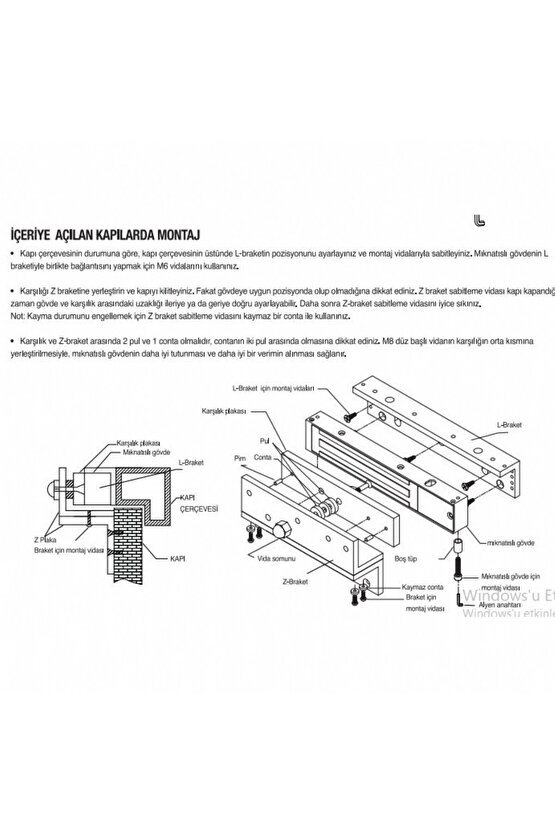 Elektromanyetik Kilit - 500 kg KD05080-101