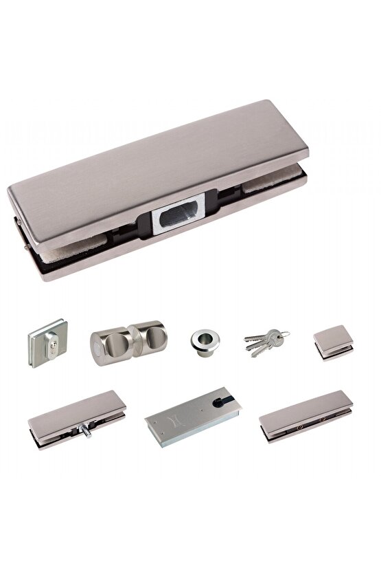 Cam Kapı Aksesuar Seti Kolsuz Cam Detaylı 12 400