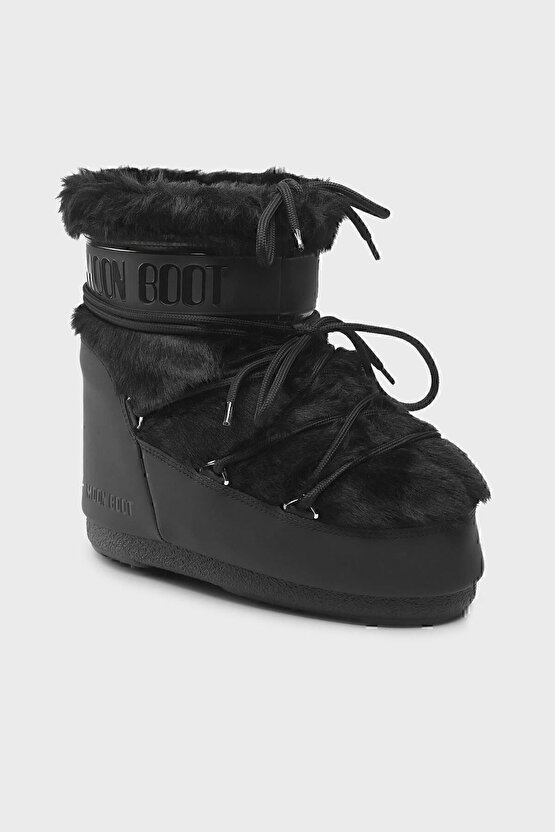 Suni Kürk Detaylı % 100 Su Geçirmez Kar Botu Kar Botu 14093900 001