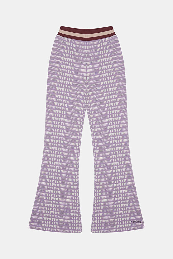 Lemlem Boru Paça Lila Kadın Spor Pantolon
