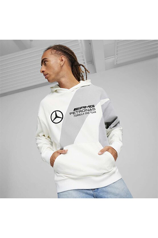 Mercedes-AMG Petronas Motorsport Statement Erkek Kapüşonlu SWEATSHIRT
