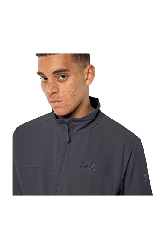 Erkek Koyu Gri Softshell & Polar