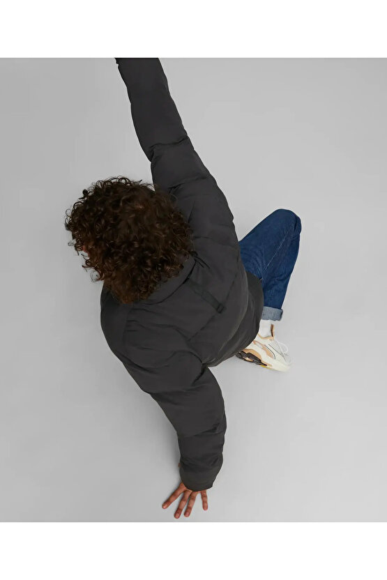 Classics Oversized Polyball Puffer Erkek Siyah Mont