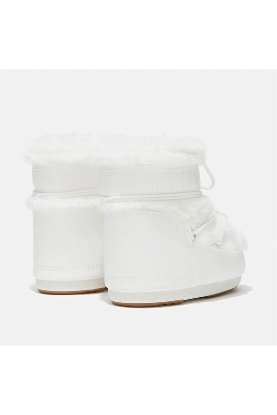 Kadın Bot 14093900-002 Icon Low Faux Fur Optical White