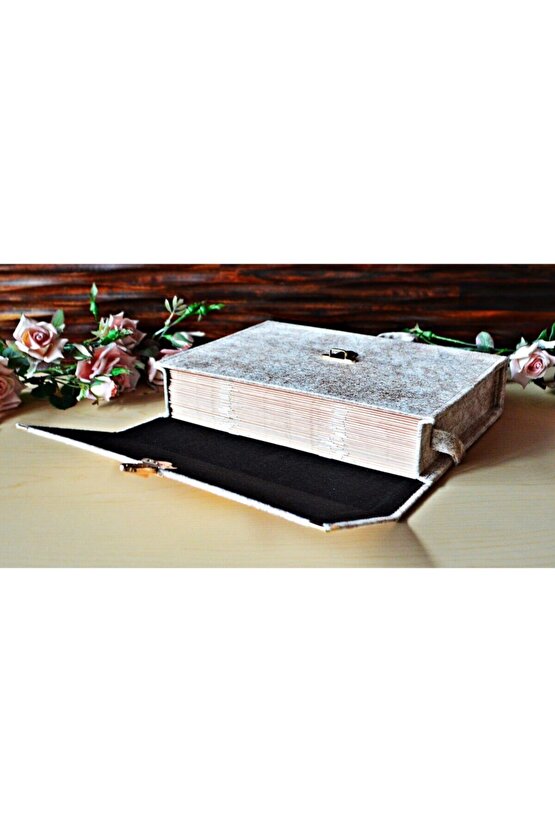 Hediyelik Kuranı Kerim Hediyelik Hatim Seti 30 Cüz Rahle Boy 21-28 Cm Hediyelik Kadife Kaplı