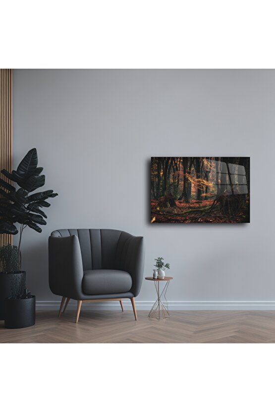 Modern Cam Duvar Tablosu