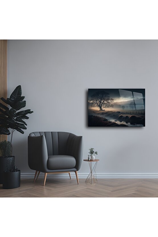 Cam Tablo Doğa Manzarası