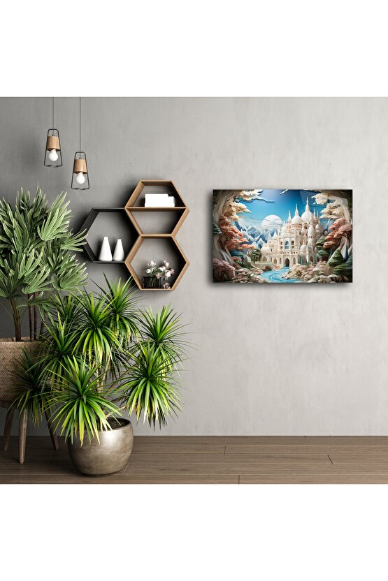 Masalsı Doğa Manzarası Baskı