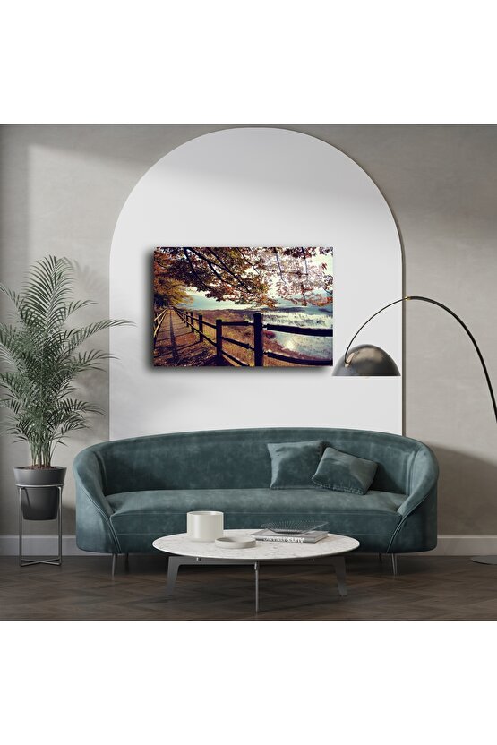 Cam Duvar Sanatı Doğal Yürüyüş Yolu Paneli