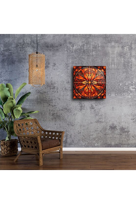 Kutsal Gül Cam Duvar Sanatı