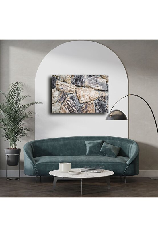 Doğal Nehir Taşları Akrilik Tablo