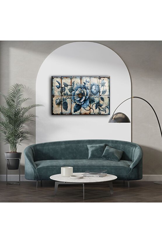 Modern Soyut Cam Duvar Tablosu