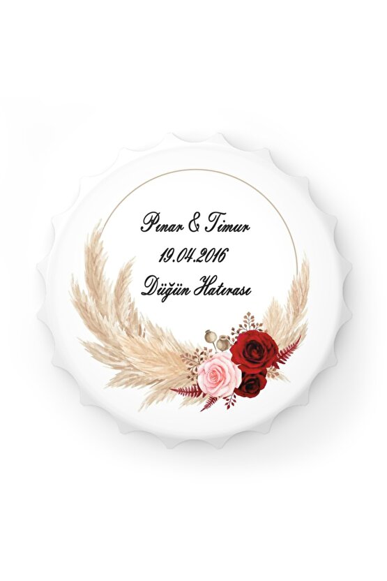 50 Adet Kapak Açacak Magnet Buzdolabı Süsü, Söz, Nişan, Kına, Nikah, Düğün Hatırası Promosyon 21