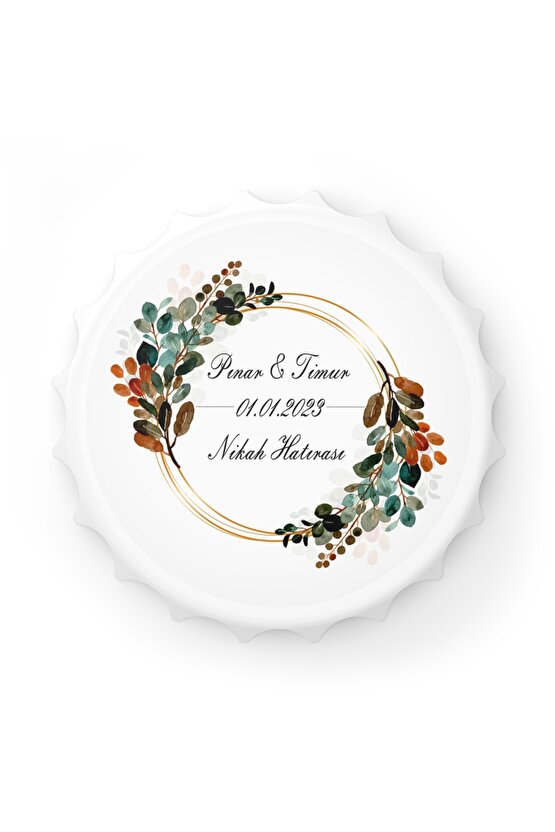 50 Adet Kapak Açacak Magnet Buzdolabı Süsü, Söz, Nişan, Kına, Nikah, Düğün Hatırası Promosyon 16