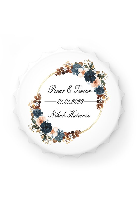 50 Adet Kapak Açacak Magnet Buzdolabı Süsü, Söz, Nişan, Kına, Nikah, Düğün Hatırası Promosyon 13