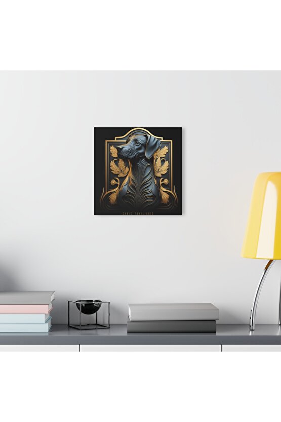 3d Köpek Cam Tablo Duvar Dekoru