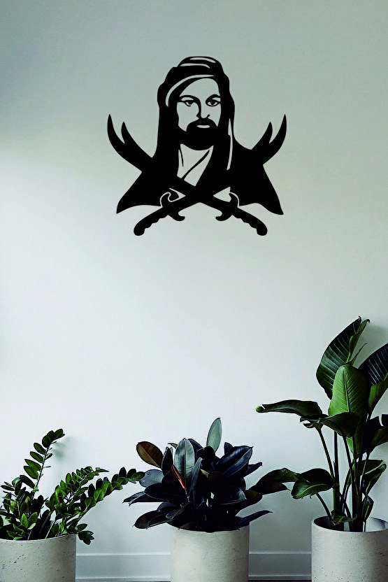 Hz. Ali Zülfikar Lazer Kesim Ahşap Duvar Dekoru 50*50