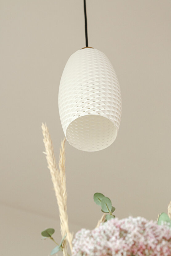 Fiora Tekli Delik Şekilli Plastik Avize Salon, Mutfak, Yatak Odası Çocuk Odası Ve Hol İçin Uygun