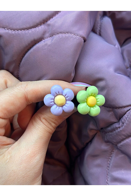 6lı çiçek araç klima süsü dekor aksesuar