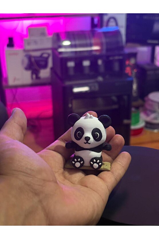 Salıncaklı Panda Araba Süsü, Dikiz Aynası Süsü, Tatlı Panda Dekoru, Araç Aksesuarı