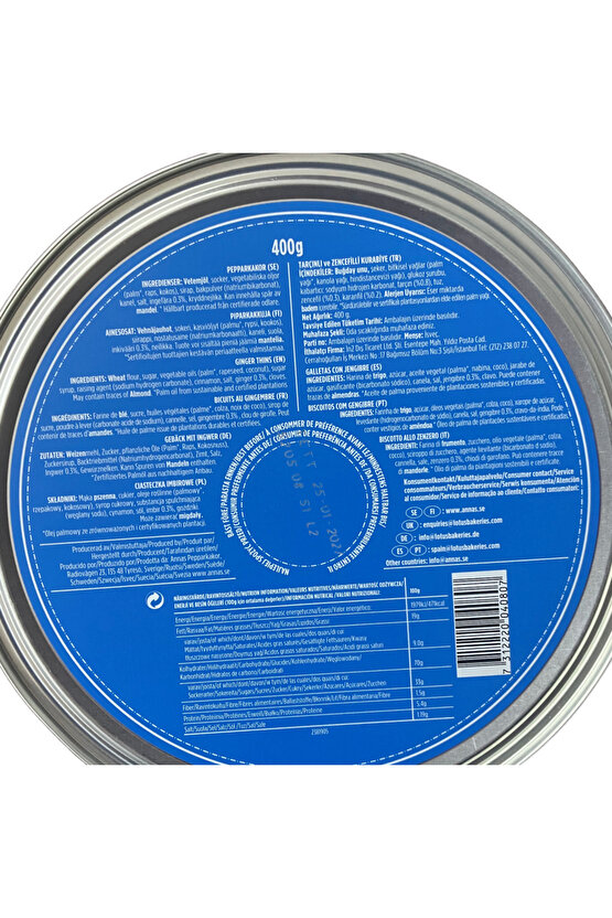 ANNAS İsveç;in dünyaca ünlü zencefilli ve tarçınlı kurabiyesi