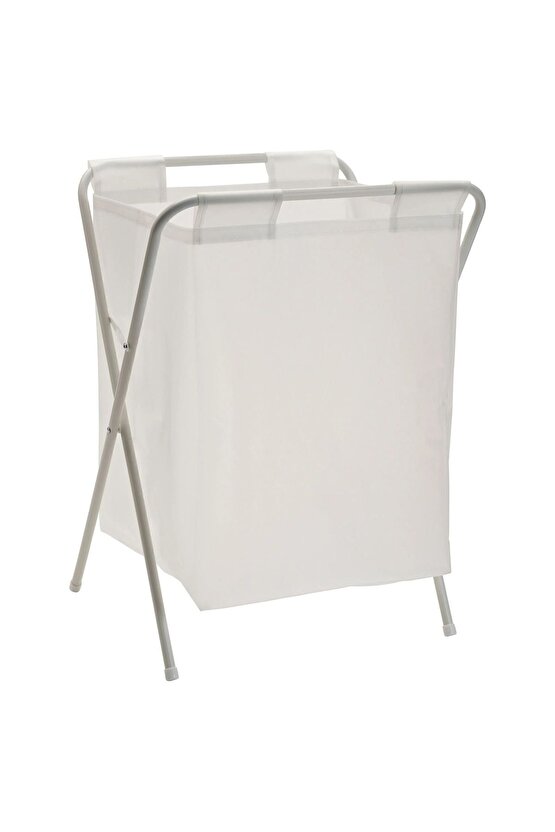 Ayaklı Çamaşır Sepeti Yükseklik: 60 cm Genişlik: 43 cm İkea Katlanabilir Kirli Sepeti Hacim: 50 Lt