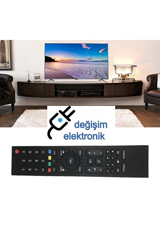 Be ko B40lb5533 Uyumlu Led Tv Kumandası