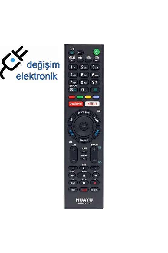 Sony 55xh9055 Uyumlu Smart Led Tv Kumandası
